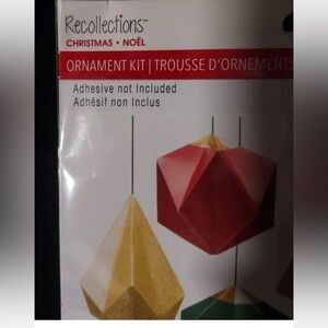 Vintage Holiday Time  Christmas Ornaments craft making kit New in box  makes 5